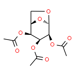 1,6-Anhydro-β-D-talopyranose 2,3,4-triacetate Structure