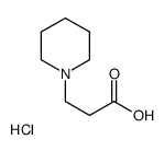 3-(哌啶-1-基)丙酸盐酸盐结构式