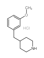 4-(3-甲氧基苄基)哌啶盐酸盐结构式