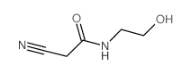 2-氰基-n-(2-羟基乙基)乙酰胺结构式