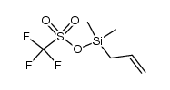 allyldimethylsilyl triflate结构式