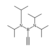 N-[[di(propan-2-yl)amino]-ethynylboranyl]-N-propan-2-ylpropan-2-amine结构式