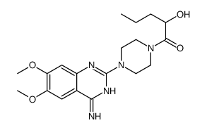 1-[4-(4-Amino-6,7-dimethoxy-2-quinazolinyl)-1-piperazinyl]-2-hydroxy-1-pentanone structure