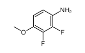 2,3-二氟-4-甲氧基苯胺结构式