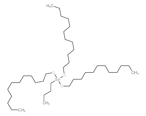 Stannane,butyltris(dodecylthio)- Structure