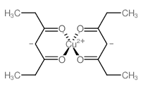 Copper,bis(3,5-heptanedionato-kO,kO')- (9CI) structure
