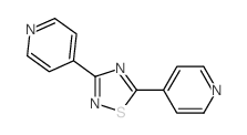 Pyridine,4,4'-(1,2,4-thiadiazole-3,5-diyl)bis- (9CI)结构式