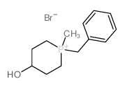 Phosphorinanium,4-hydroxy-1-methyl-1-(phenylmethyl)-, bromide (1:1)结构式
