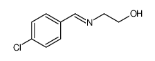 2-(4-Chlorobenzylideneamino)ethanol结构式