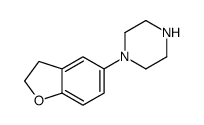 1-(2,3-dihydro-1-benzofuran-5-yl)piperazine Structure