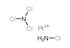 反式四氯二胺铂(IV)结构式