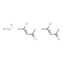 DIMETHYLBIS(2,4-PENTANEDIONATE)TIN Structure