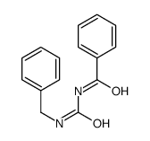 N-(benzylcarbamoyl)benzamide Structure