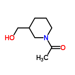 3-Piperidinemethanol, 1-acetyl- (9CI)结构式