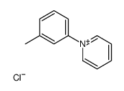 1-(3-methylphenyl)pyridin-1-ium,chloride结构式