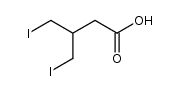 4-iodo-3-iodomethyl-butanoic acid Structure