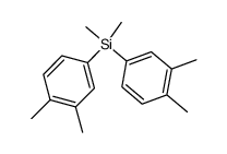 bis(3,4-dimethylphenyl)dimethylsilane结构式