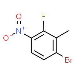 1-Bromo-3-fluoro-2-methyl-4-nitrobenzene Structure