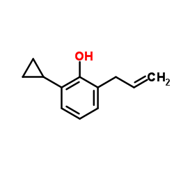 2-Allyl-6-cyclopropylphenol Structure