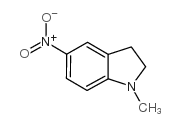 1-METHYL-5-NITROINDOLINE Structure