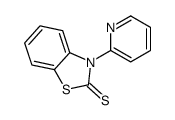 3-pyridin-2-yl-1,3-benzothiazole-2-thione结构式