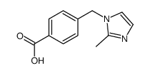 4-(2-甲基-1H-咪唑-1-基)甲基苯甲酸结构式