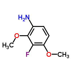 3-氟-2,4-二甲氧基苯胺结构式