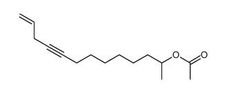 2RS-acetoxytridec-12-en-9-yne Structure
