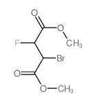 Butanedioic acid, 2-bromo-3-fluoro-, dimethyl ester Structure