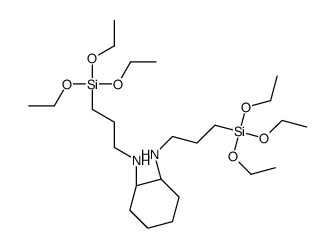 (1R,2R)-1-N,2-N-bis(3-triethoxysilylpropyl)cyclohexane-1,2-diamine结构式