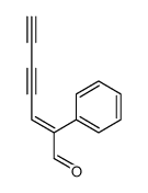 2-PHENYLHEPT-2-ENE-4,6-DIYNAL Structure