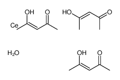 Cerium(III) acetylacetonate hydrate Structure