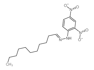 2,4-dinitro-N-(undecylideneamino)aniline结构式