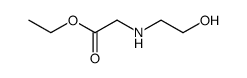 (2-hydroxy-ethylamino)-acetic acid ethyl ester Structure