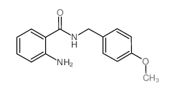 2-Amino-N-(4-methoxybenzyl)benzamide结构式