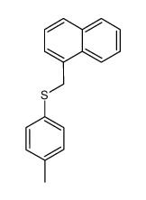 1-naphthylmethyl p-tolyl sulfide结构式