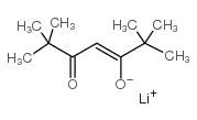 2,2,6,6-Tetramethyl-3,5-heptanedionato lithium Structure