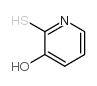 2-巯基-3-吡啶醇结构式
