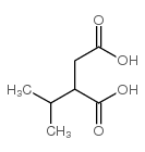 Butanedioic acid,2-(1-methylethyl)-结构式