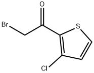 2-Bromo-1-(3-chloro-2-thienyl)-1-ethanone Structure