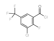3-氯-2-氟-5-(三氟甲基)苯甲酰氯结构式