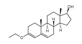 3-Ethoxyandrosta-3,5-dien-17β-ol Structure