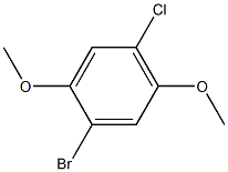 苯,1-溴-4-氯-2-,5-二甲氧基结构式