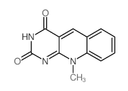 10-甲基嘧啶并[4,5-b]喹啉-2,4(3h,10h)-二酮结构式