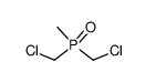 methyl-bis-(chloromethyl)phosphine oxide结构式