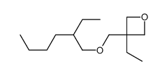 3-乙基-3-[[(2-乙基己基)氧基]甲基]氧杂环丁烷结构式