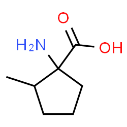 Cyclopentanecarboxylic acid, 1-amino-2-methyl-, (1R,2S)- (9CI) Structure