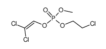 phosphoric acid 2-chloro-ethyl ester 2,2-dichloro-vinyl ester methyl ester Structure