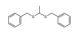 1,1-bis(thiobenzyl)ethane结构式