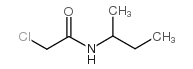 N-(仲丁基)-2-氯乙酰胺结构式